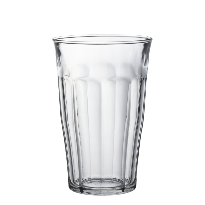 Clear Tempered Glass 16 oz French Tumbler Set
