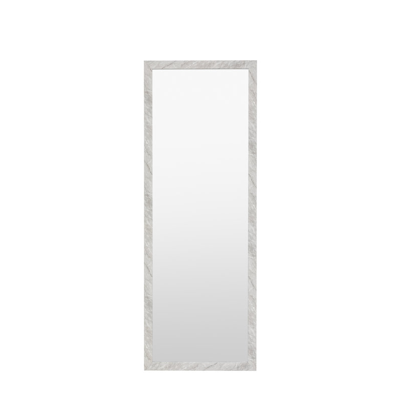 Deanette Rectangle Mirror, White, 398.78 cm H x 144.78 cm W