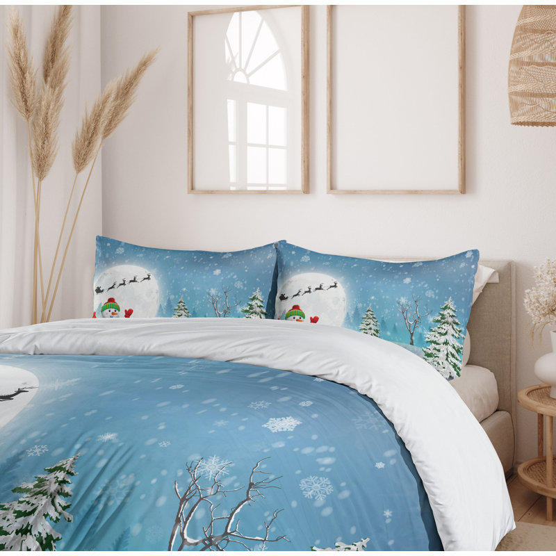 Christmas Modern & Contemporary Polyester Duvet Cover, Queen