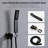 Oil-Rubbed Bronze Wall Mounted Shower System With 10" Rainfall, Handheld Faucets And Self-Cleaning Nozzle Faucet In Rainfall