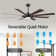 Antoinesha Ceiling Fan with LED Lights