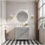 Ensemble de meuble-lavabo sur pied entièrement assemblé avec 2 ensembles de poignées et plateau en marbre d'ingénierie entièrement assemblé-1781560424-1781560430