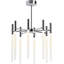 8 - Light Unique / Statement Modern Linear LED Chandelier-1983812130