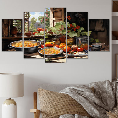 Cuban Cuisine Flavorful III - Food & Beverage Metal Wall Decor Set