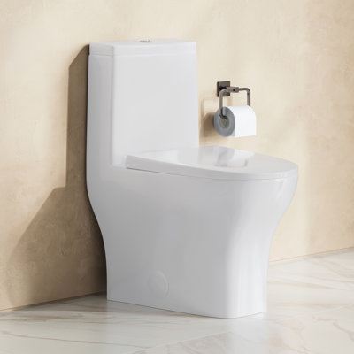 Toilette compacte ronde à double chasse 1,1 / 1,6 GPF Sublime II de Suisse Madison Sublime II