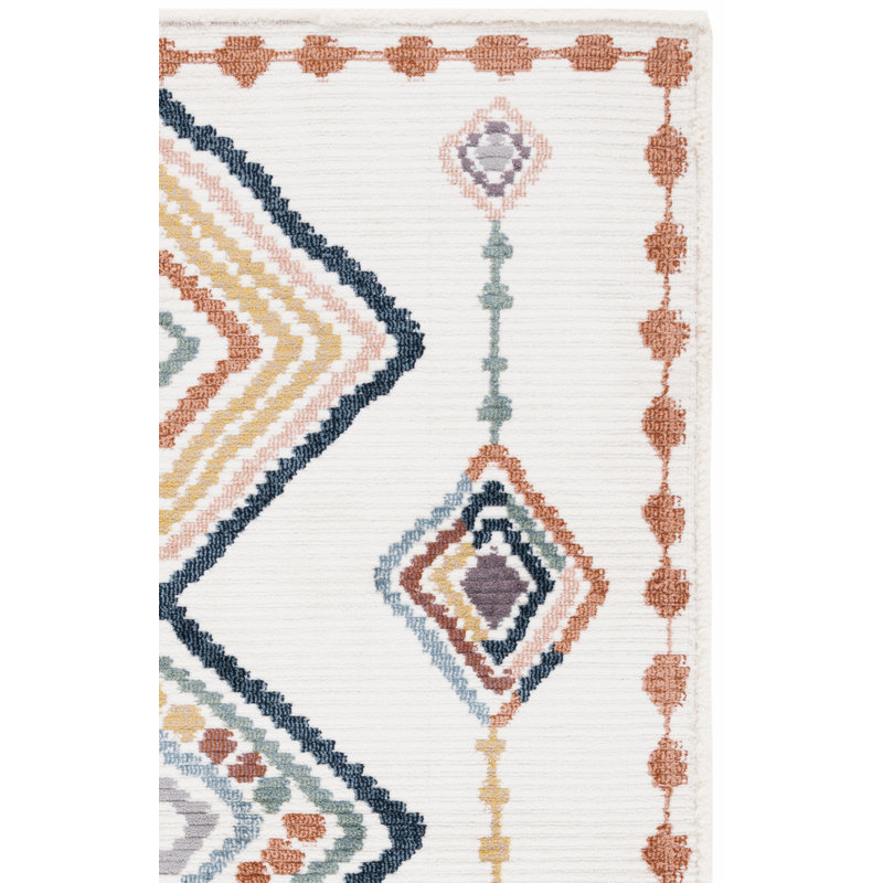 Alvieri Performance Geometric Rug, Square 6'7"