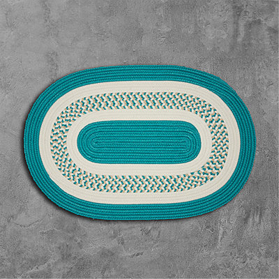 Tapis à bordure bleu Mathyis