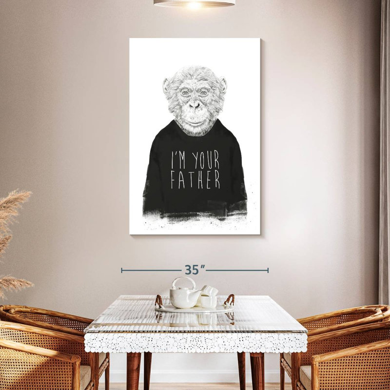 Brampt I'm Your Father, 48" H x 32" W