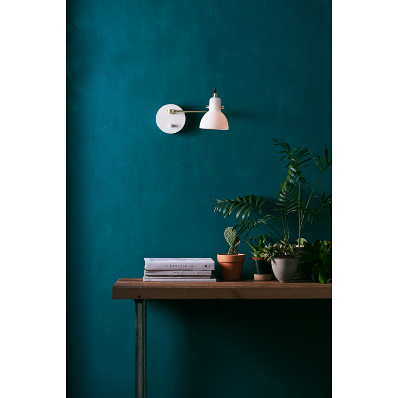 Laito 1 - Light Wall Lamp, White/Matte Brass