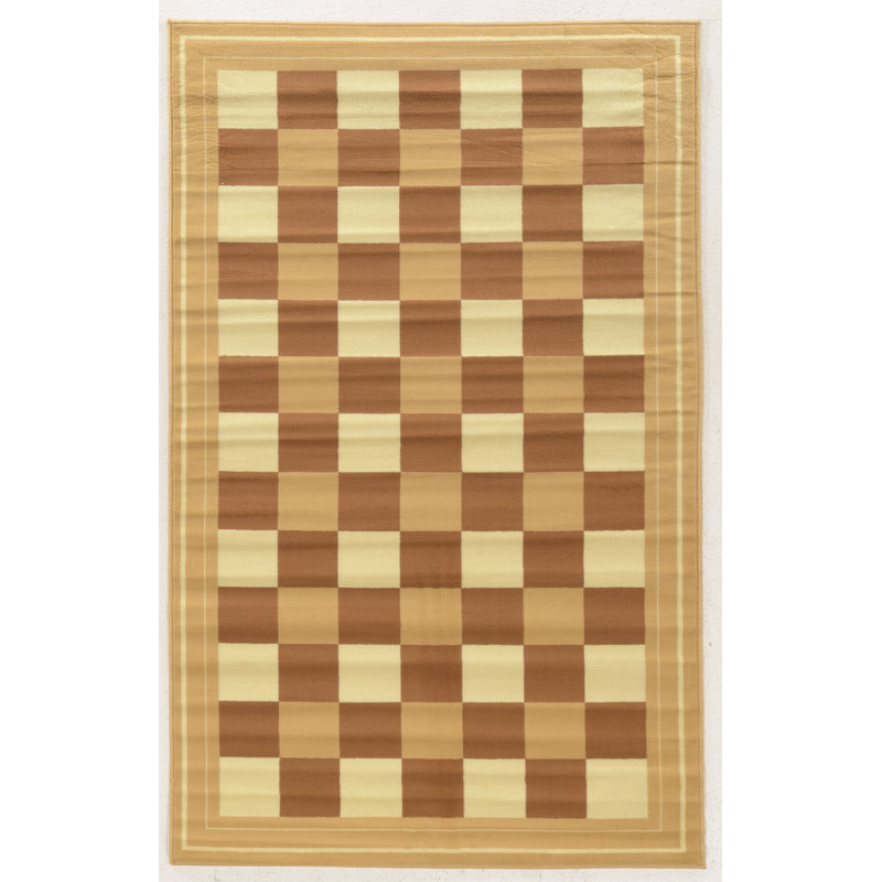 Tapis tissé à la machine Dolloff, Rectangle 6 pi 5 po x 9 pi 3 po