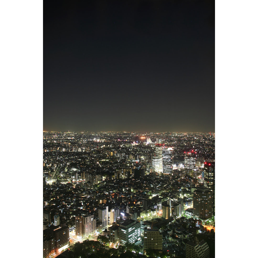 Tokio bei Nacht - Foto auf Leinwand