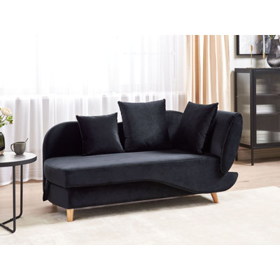 Ahliyah Velvet Chaise Lounge
