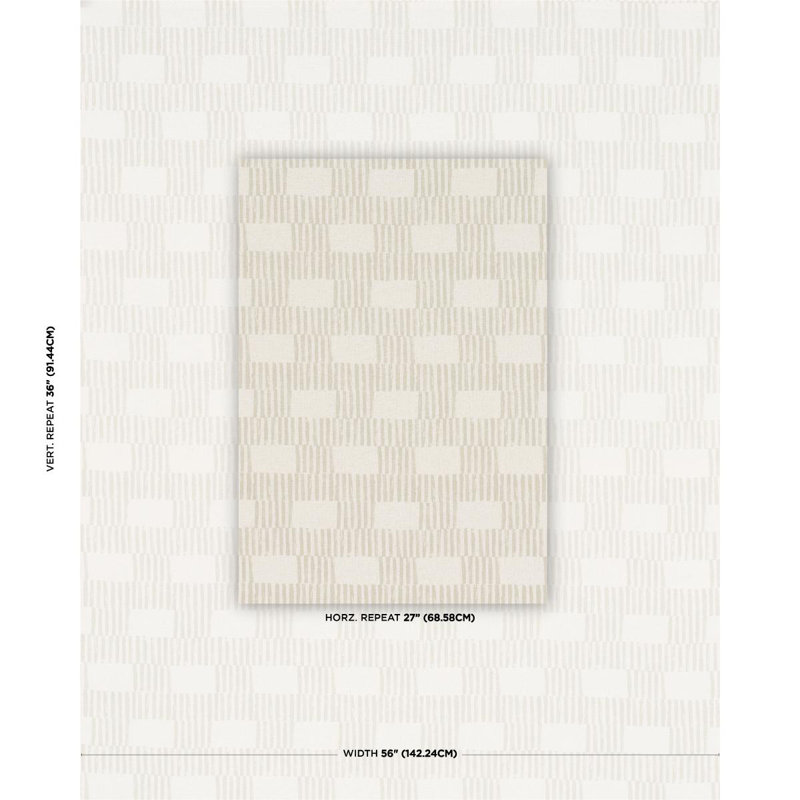 Schumacher X Caroline Z Hurley Field Fabric, Green