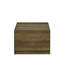 Table basse carrée avec 2 tiroirs Trentino l 31,5 po