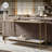 Hanriette 52'' Glass Top Console Table-1091104820