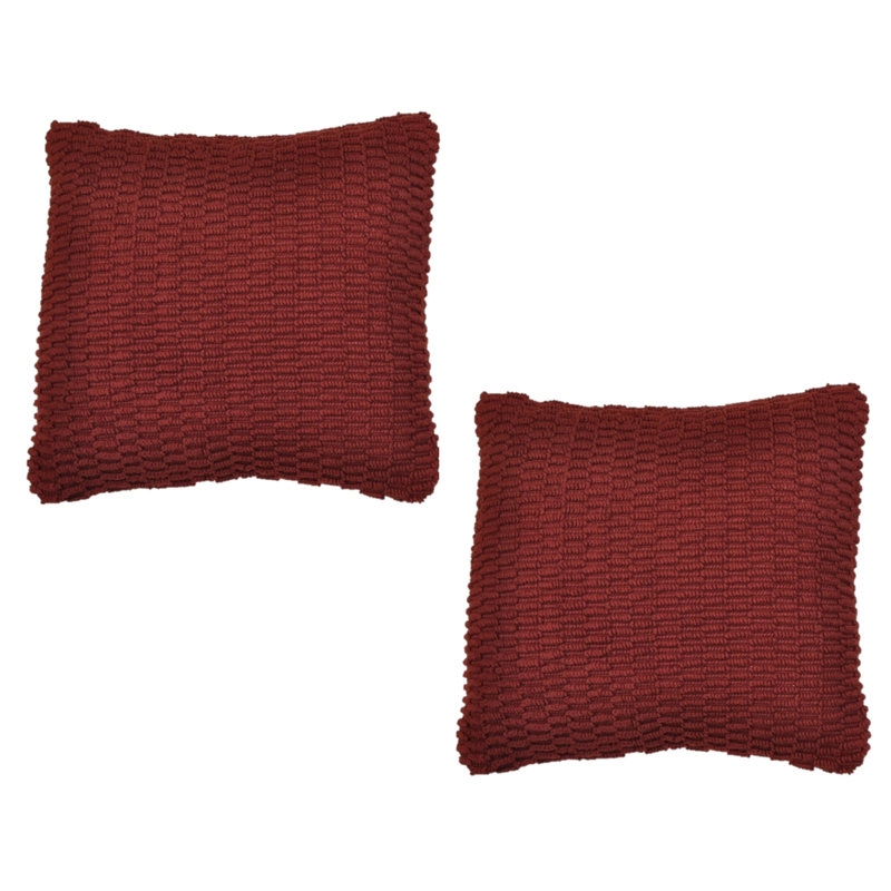 Housse de coussin en coton Oriole, Cabernet