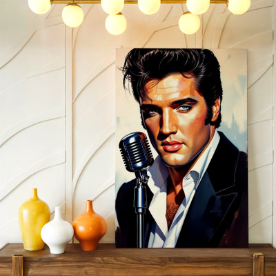 Reproduction de portrait de chanteur rétro, musique rétro, impression sur toile, décoration murale, décoration de salon, de chambre à coucher et de bureau, galerie d'art mural