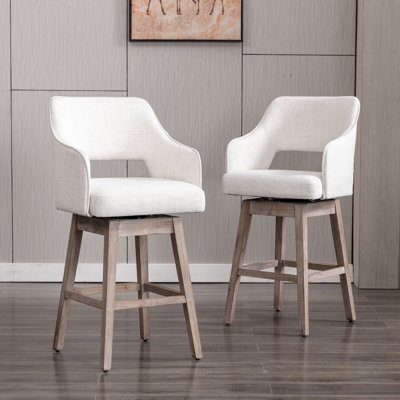 Tabouret de comptoir pivotant Ladayja