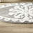 Medallion Cotton Tufted Bath Rug