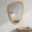Miroir décoratif irrégulier à cadre en bois massif, pour chambre à coucher, salle de bain, salon, entrée-1020609458-1020609452