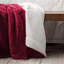 Super Soft Sherpa Fleece Blanket – Reversible Cozy Throw 240 GSM-123218498-123218495