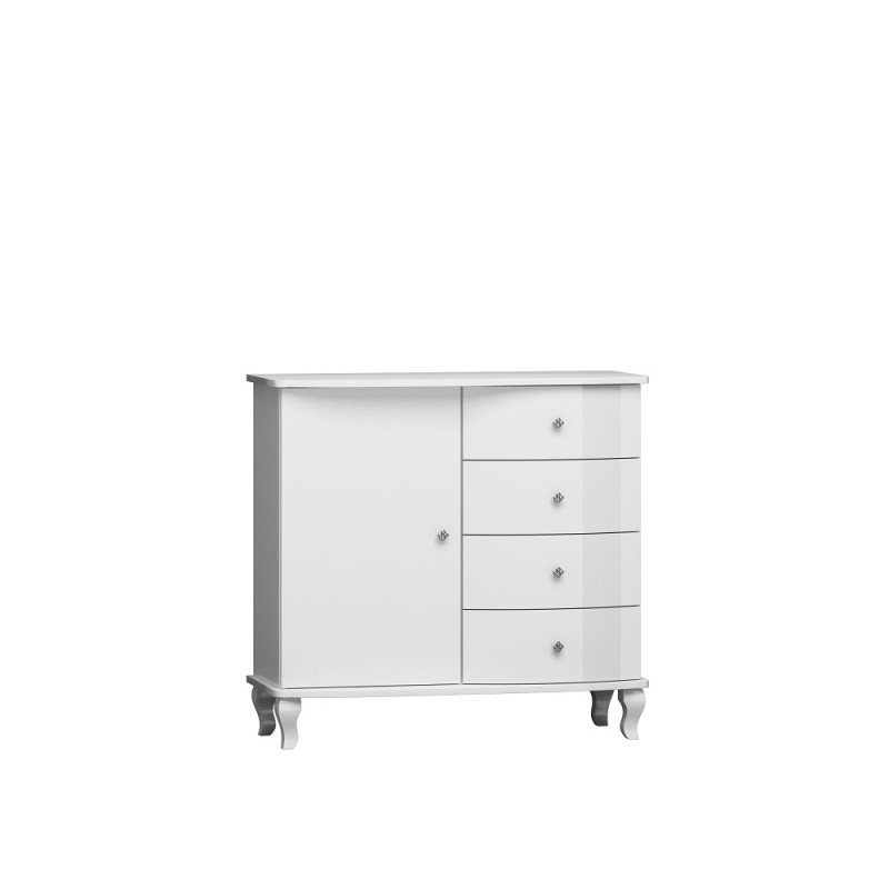 Jackeline 112 cm W Chest of 4 Drawers