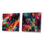 Crisoforo - Ensemble de 2 collages carrés abstraits-102162425-102162426