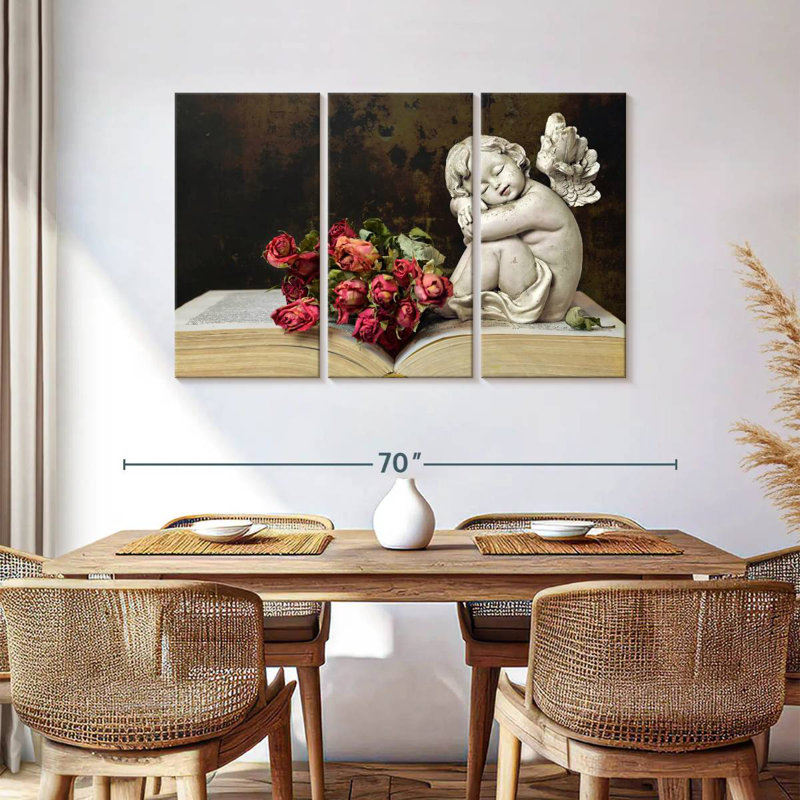 Leisha Cherub, 36" H x 57" W