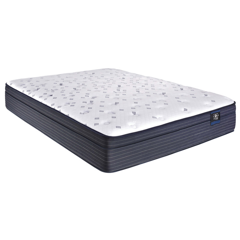 Hybrid Euro Top Mattress With Cooling Gel Foam, Coolflow Technology, Reinforced Lumbar Support, And Individually Wrapped Coils For Balanced Comfort And Motion Isolation.