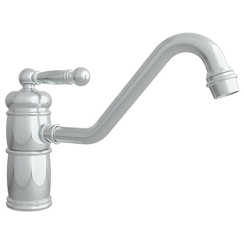 Nadya Single Handle Kitchen Faucet, Polished Nickel