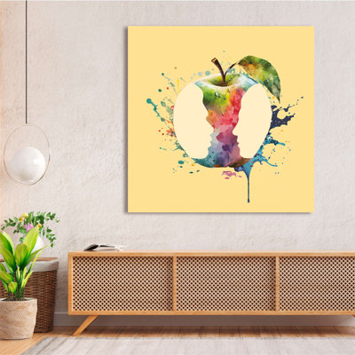 Pop Art: Love Apple III (XY+XY) by Steven Hill - Wrapped Canvas Print