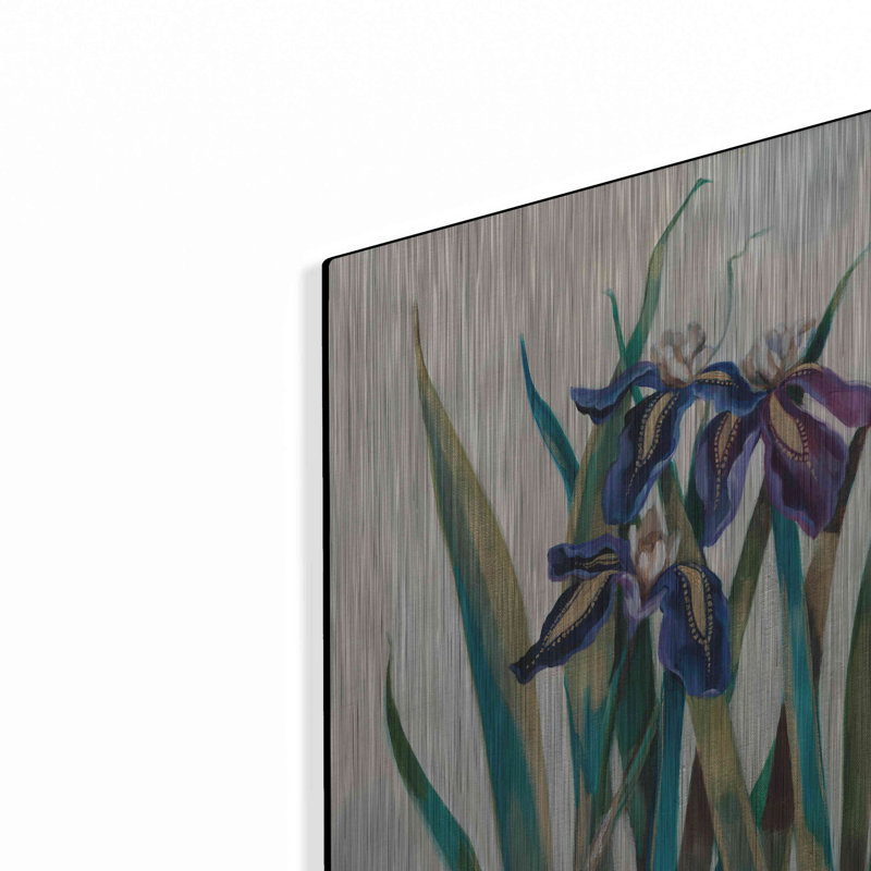 "Iris Inlay" par Louise Montillio, H 24 po x l 16 po