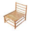 CERRETO Wood Outdoor Armless Lounge Chair-100842171
