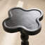 Solid Wood Pedestal End Table-793613035-793613032