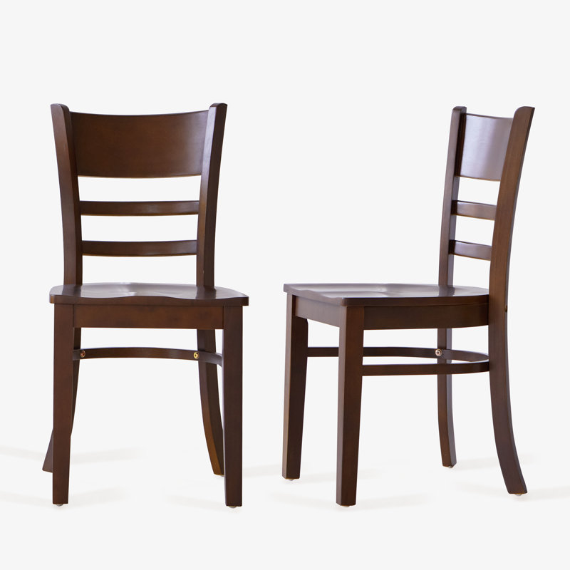 Ensemble de 2 chaises d'appoint Zida, Blanc / Chêne