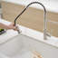 Robinet de cuisine à poignée simple en acier inoxydable 304-102036595