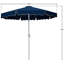 Parasols de patio en tissu avec passepoil Amalfi-460220238-460220232