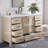 Cambridge 55'' Single Bathroom Vanity with White Quartz Top-960000529-941400792