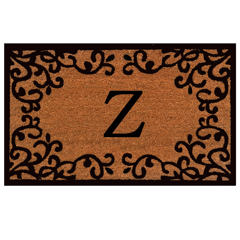 Salguero Non-Slip Outdoor Doormat, Z, Rectangle 24" x 36"
