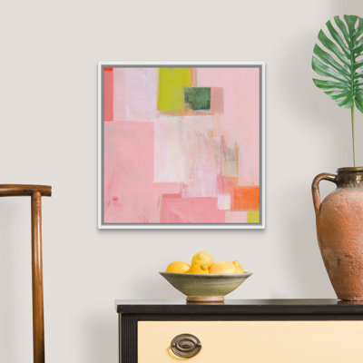 «Pink Squares» par Melissa Donoho - reproduction d'art sur toile