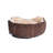 Faux Fur Bolster Pet Bed