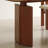 Cave stone slab rectangular dining table-107466423
