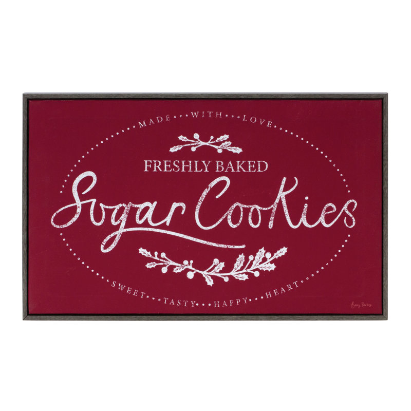 Plaque murale de biscuits d'hiver et cacao (ensemble de 2)