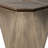 21" Brown Solid Wood End Table