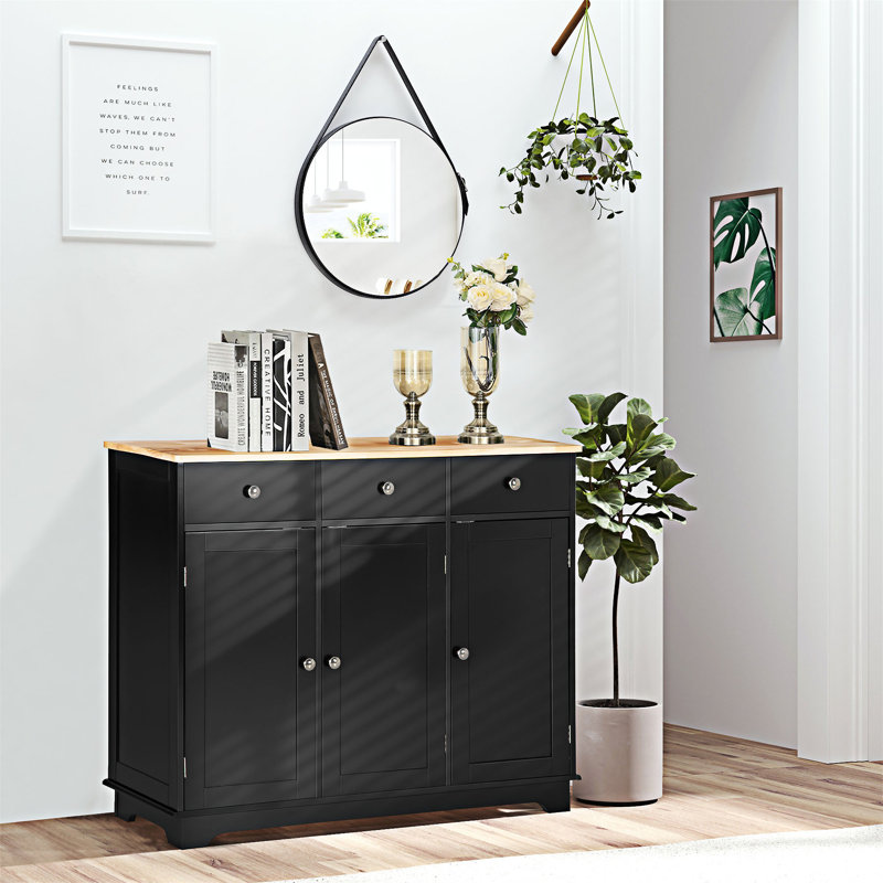 Buffet de rangement, Noir