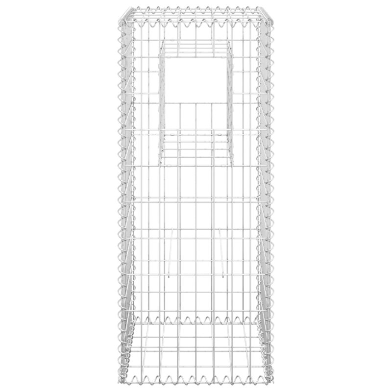 Aaryn Silver Metal Wire/Mesh Fence, 100cm H x 40cm W x 40cm D