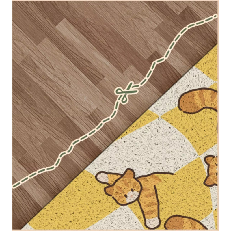 Tapis filtrant pour litière pour chat, H 0,3 po x l 35,43 po x P 23,62 po
