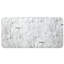 Table d'appoint 3 pièces: style moderne avec tablette portable en verre trempé à plateau en marbre blanc