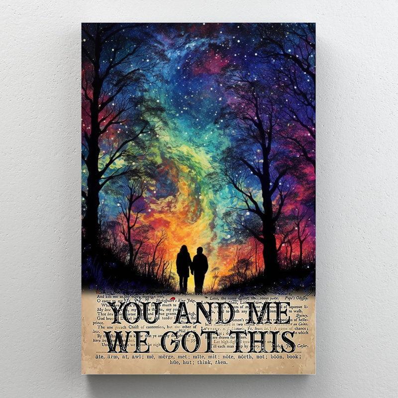 Couple We Got This - 1 pièce, impression rectangulaire sur papier Couple We Got This - 1 pièce, impression sur toile tendue