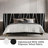 QUEEN SIZE WALL BED IN BLACK VELVET-96056548-121417760